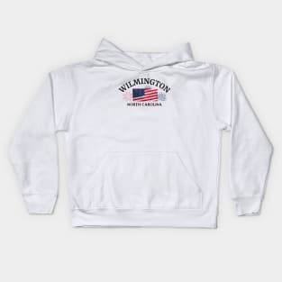 Wilmington, North Carolina Patriotic Kids Hoodie